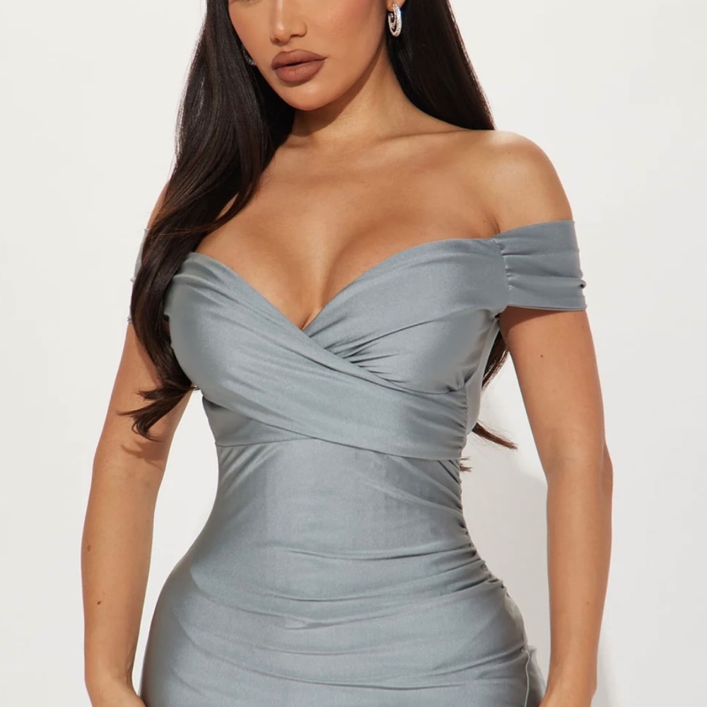 Romantic Nights Maxi Dress - Silver - Picture 2 of 4